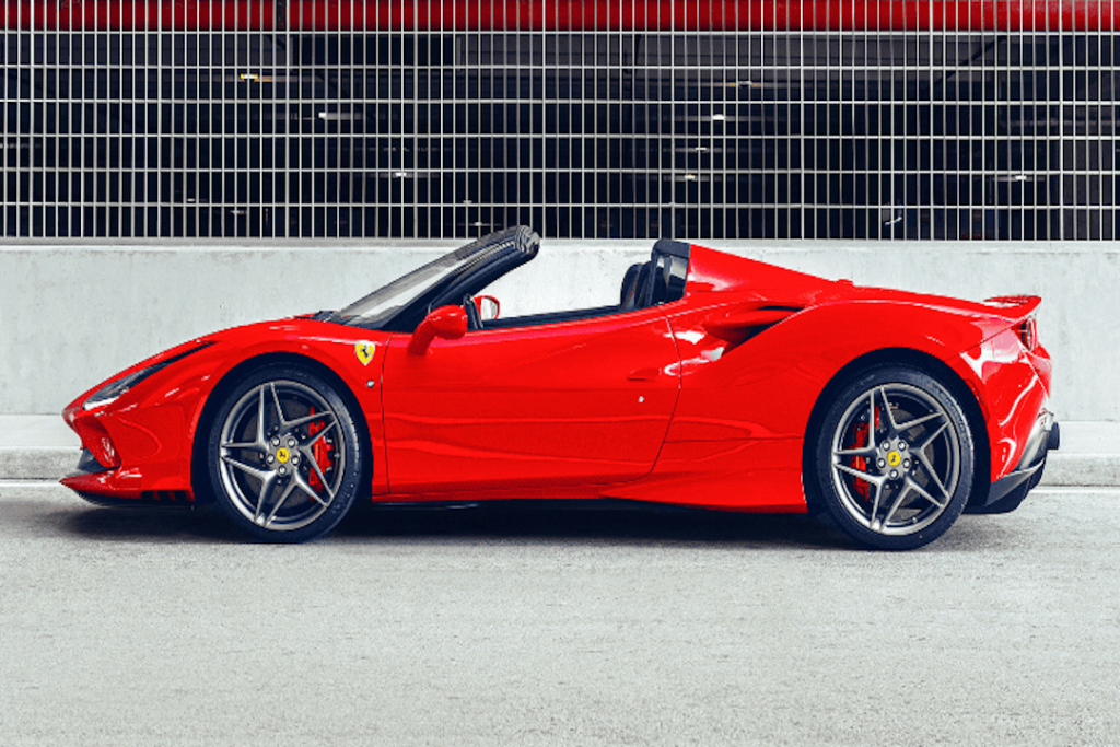 Ferrari F8 Spider $1,399/daily